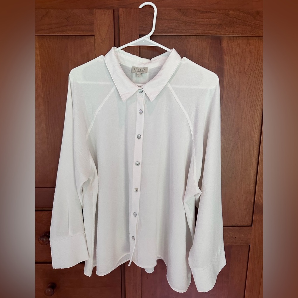 White button down shirt
